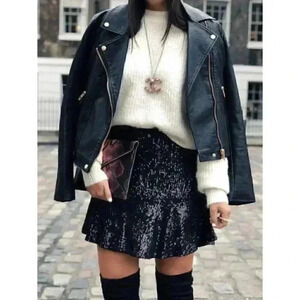 Free People Sequin Skirt